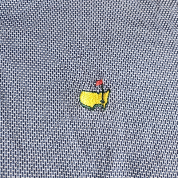 Clubhouse Collection Mens XXL Polo Golf Shirt Masters Logo Made in Italy - Picture 3 of 4